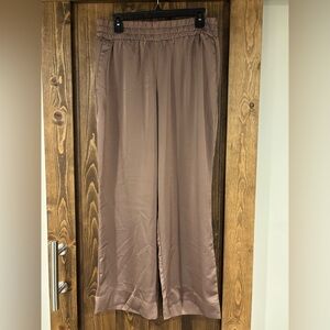 A New Day Satin-like Wide Leg Pull On Pants Large